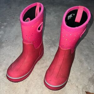 Pink Kids Rain Boots